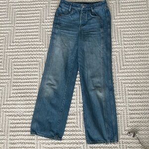 Express Straight Leg Blue Jeans